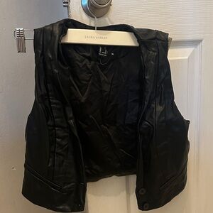 Laura Ashley Women's Black Vest